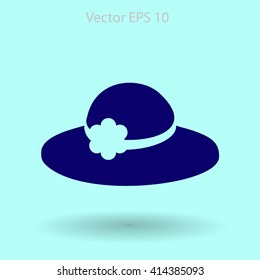 Female hat vector illustration