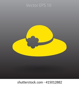 Female hat vector illustration