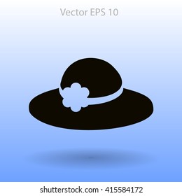 Female hat vector illustration