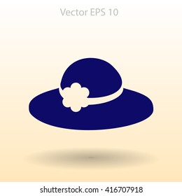 Female hat vector illustration
