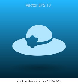 Female hat vector illustration