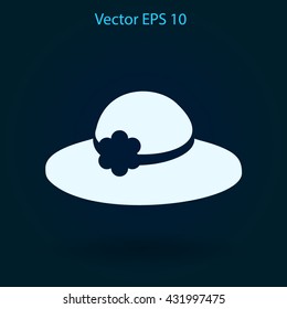 Female hat vector illustration
