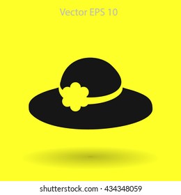 Female hat vector illustration