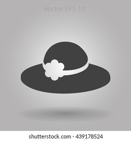 Female hat vector illustration