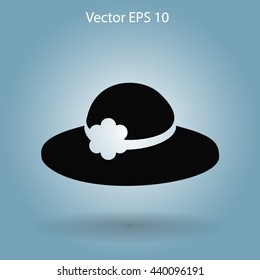 Female hat vector illustration