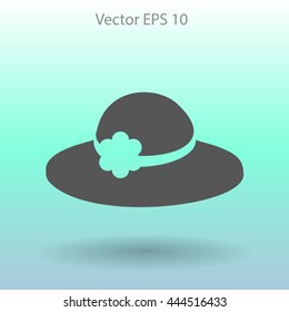 Female hat vector illustration