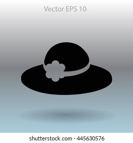 Female hat vector illustration