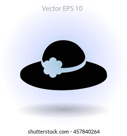 Female hat vector illustration