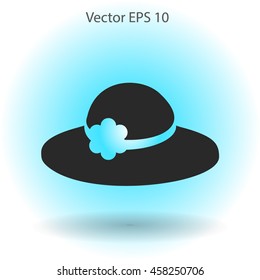 Female hat vector illustration