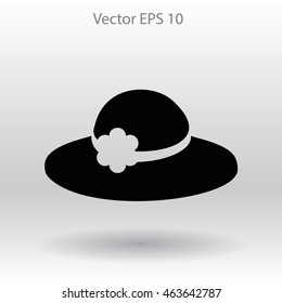 Female hat vector illustration