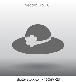 Female hat vector illustration