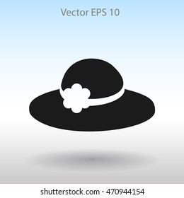 Female hat vector illustration