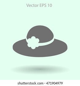 Female hat vector illustration