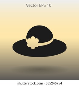 Female hat vector illustration