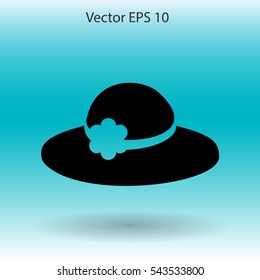 Female hat vector illustration