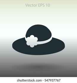 Female hat vector illustration