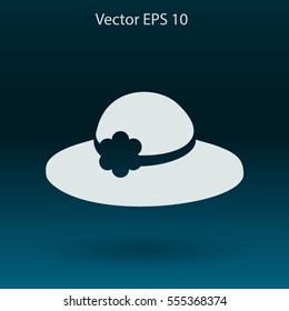 Female hat vector illustration
