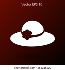 Female hat vector illustration