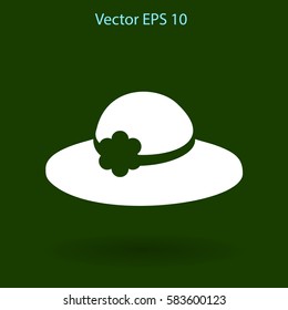 Female hat vector illustration