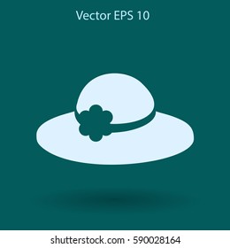 Female hat vector illustration