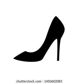 High heel shoes silhouette - Free Vector Silhouettes