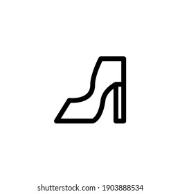 Female high heels icon. Icon design for international women's day celebrations