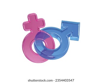 Female icon 3d rendering element vector