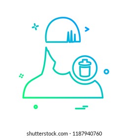 Female icon design vector 