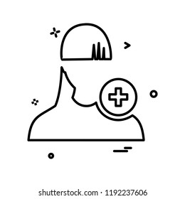 Female icon design vector 