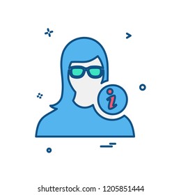 Female icon design vector 