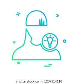 Female icon design vector 