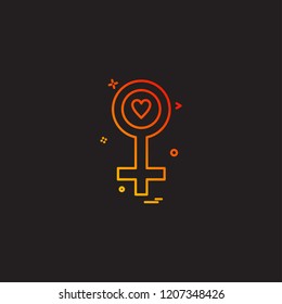 Female icon design vector 