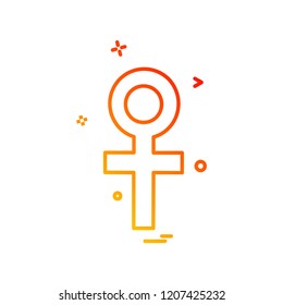 Female icon design vector