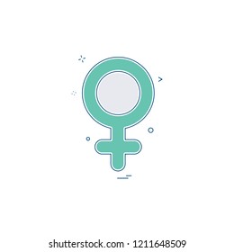 Female icon design vector 