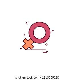 Female icon design vector 
