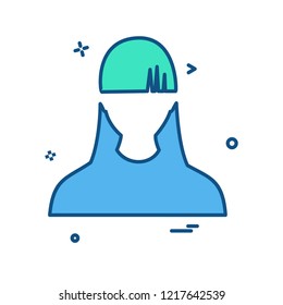 Female icon design vector 