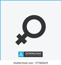 female icon illustration isolated vector sign symbol