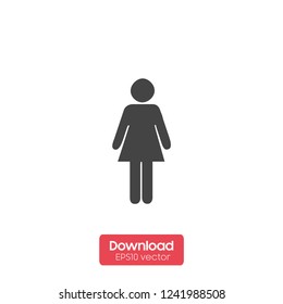 female icon vector