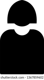 Female icon vector. - vector