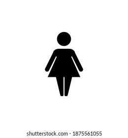 Female icon vector. 