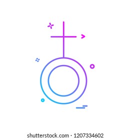 female icon vector design