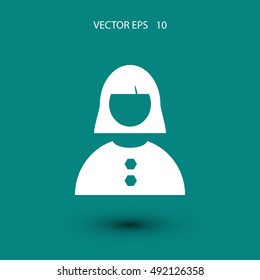 female icon vector, flat design best vector icon