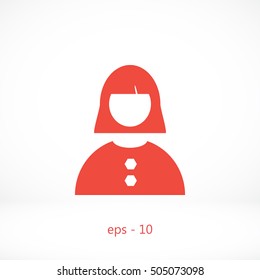 female icon vector, flat design best vector icon