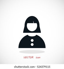 female icon vector, flat design best vector icon