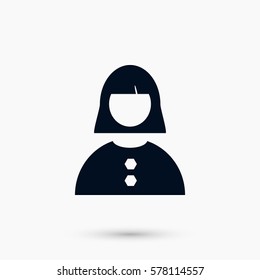 female icon vector, flat design best vector icon