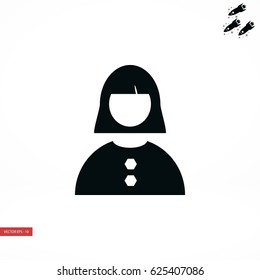 female icon vector, flat design best vector icon