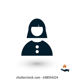 female icon vector, flat design best vector icon