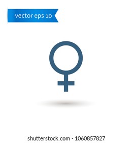 female. female icon. female vector. flat style. sign design vector. sign design. Vector EPS 10