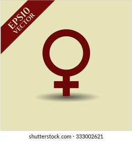 Female icon vector illsutration