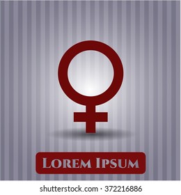 Female icon vector illustration